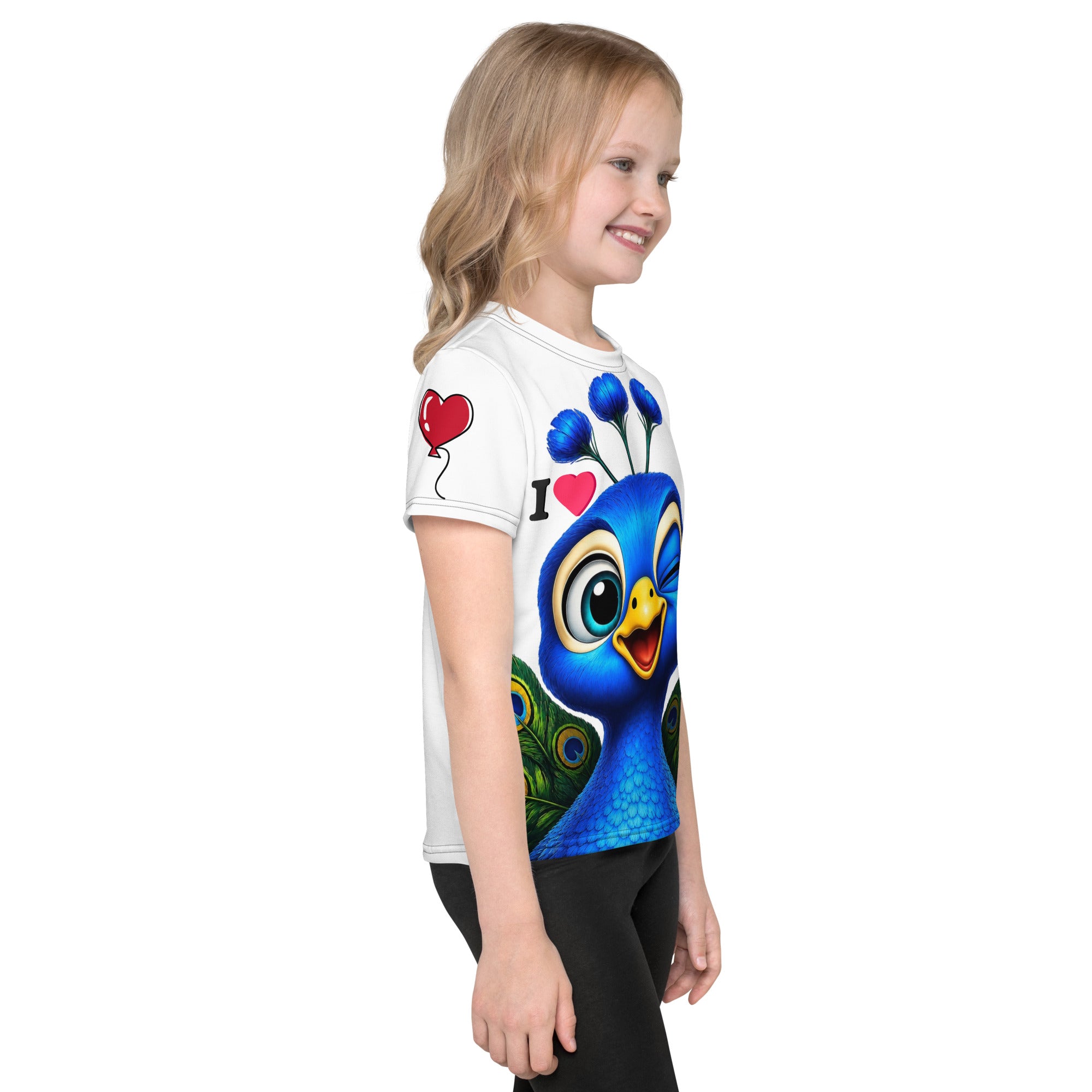 Maglietta bambini unisex pavone all over print Pavon Rangers